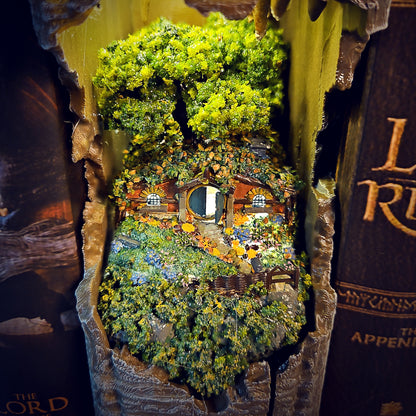 LOTR Book Nook – Handmade Diorama ( Hobbit )