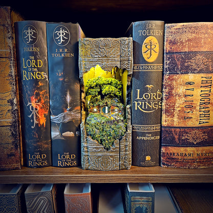 LOTR Book Nook – Handmade Diorama ( Hobbit )