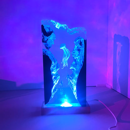 Giant JellyFish - Epoxy Resin Lamp