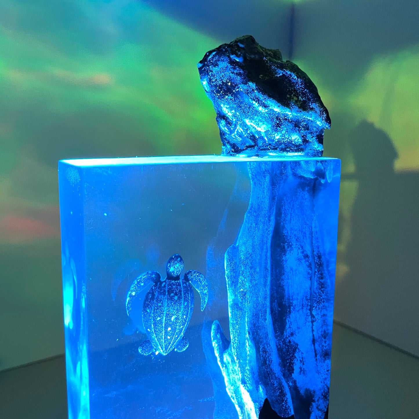 Turtle - Epoxy Resin Lamp