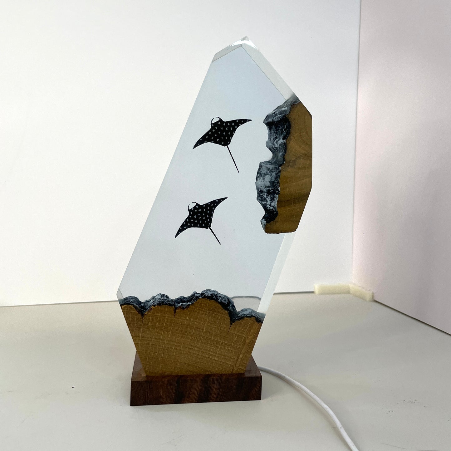 2 Rays - Epoxy Resin Lamp