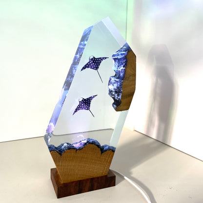 2 Rays - Epoxy Resin Lamp