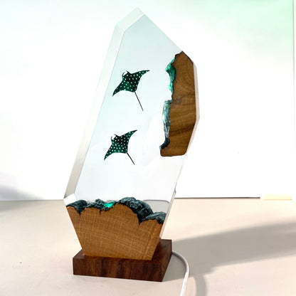 2 Rays - Epoxy Resin Lamp