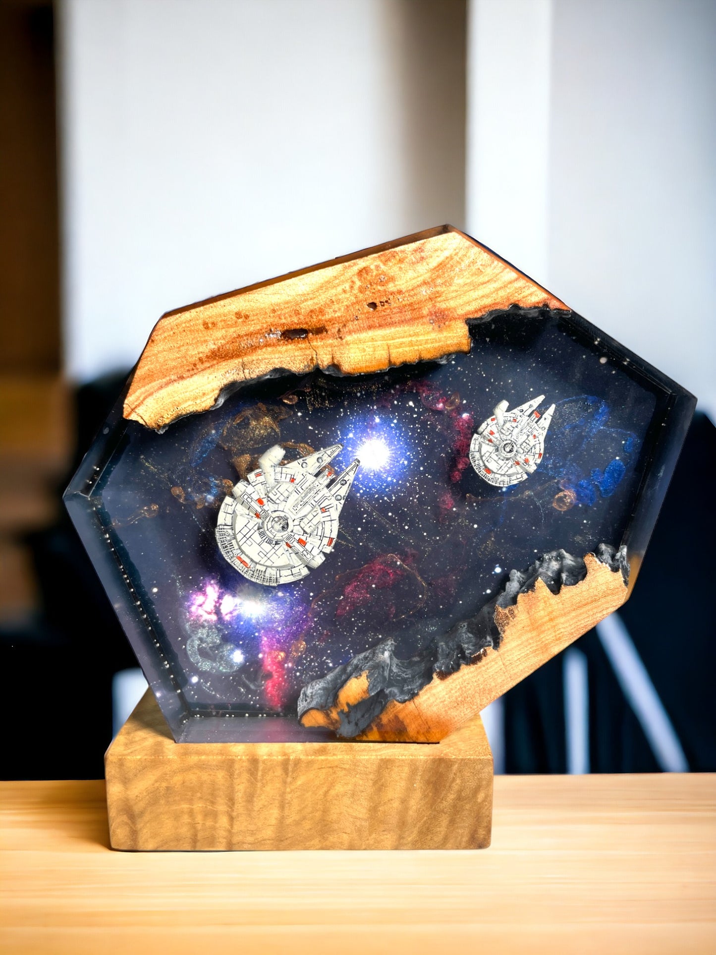 Galaxy -Epoxy Resin Lamp