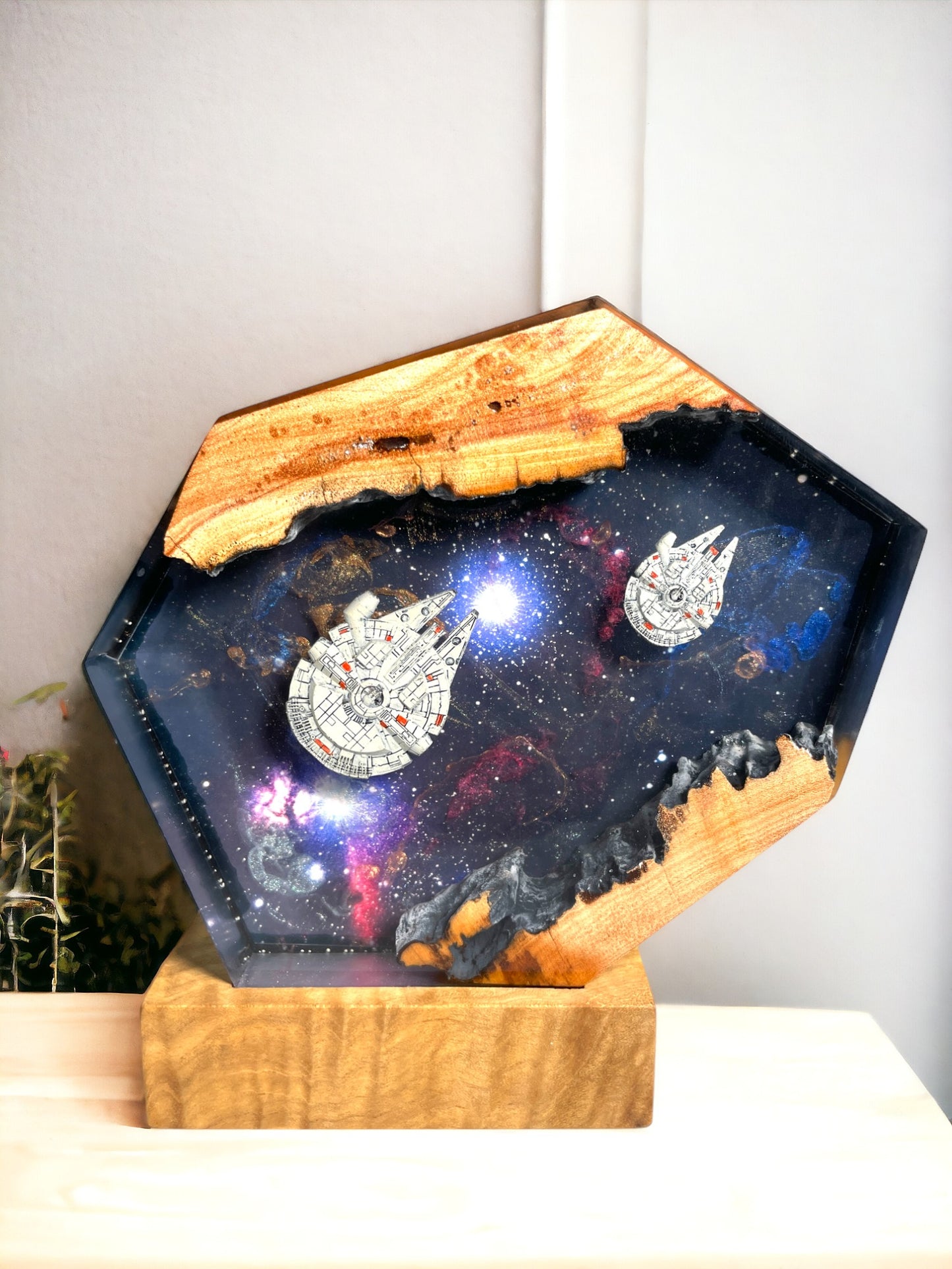 Galaxy -Epoxy Resin Lamp