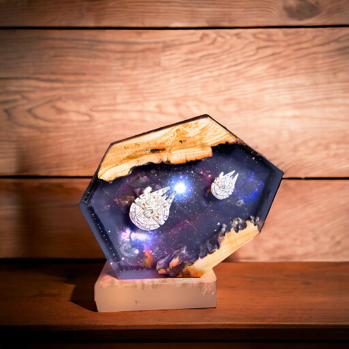 Galaxy -Epoxy Resin Lamp