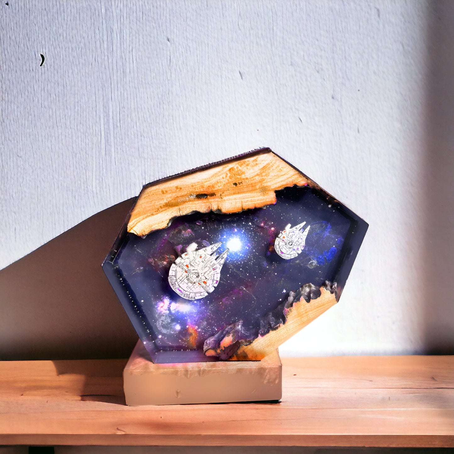 Galaxy -Epoxy Resin Lamp