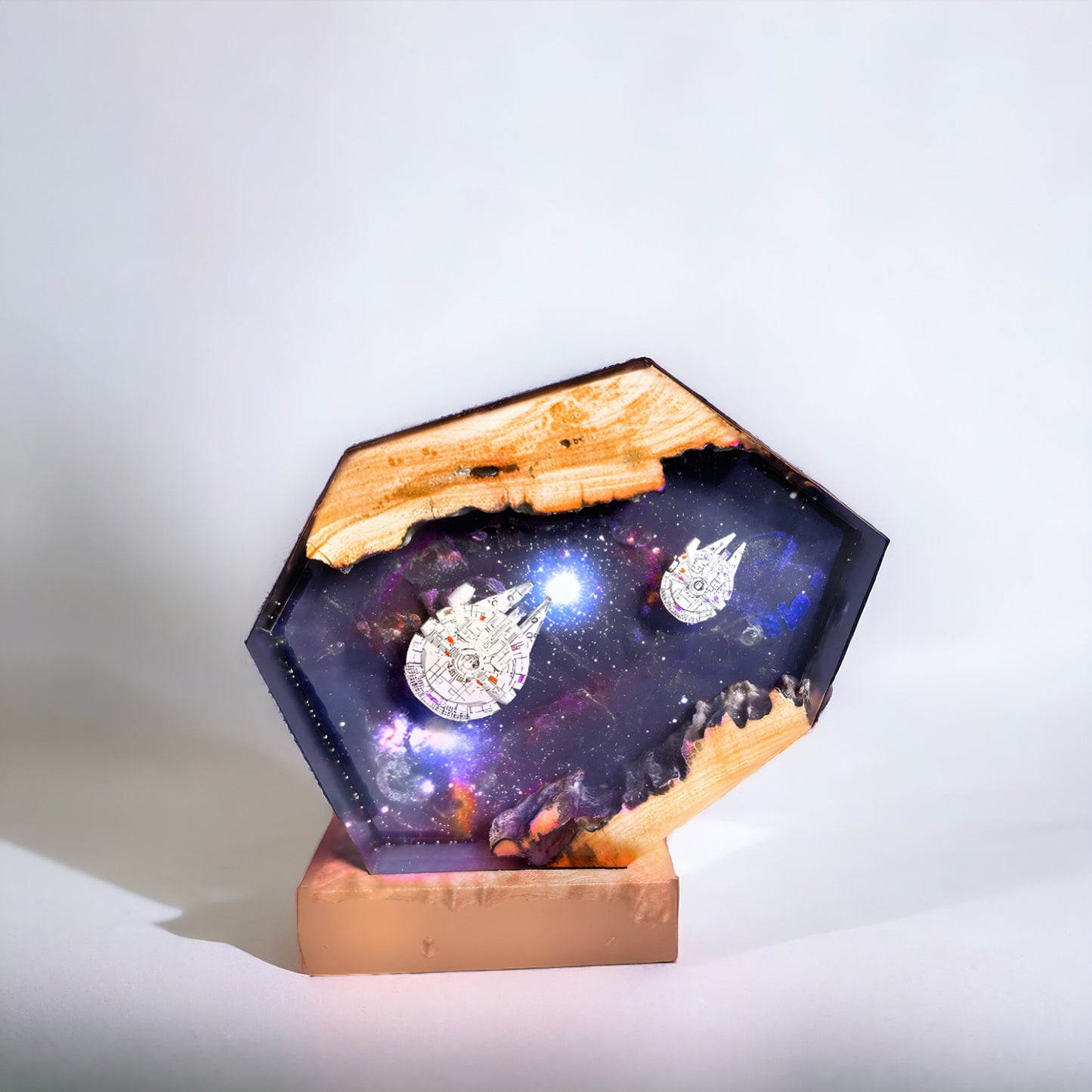 Galaxy -Epoxy Resin Lamp