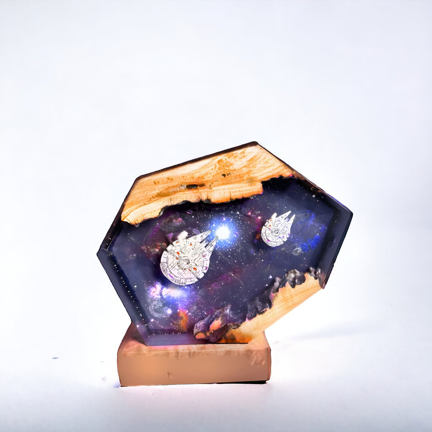 Galaxy -Epoxy Resin Lamp