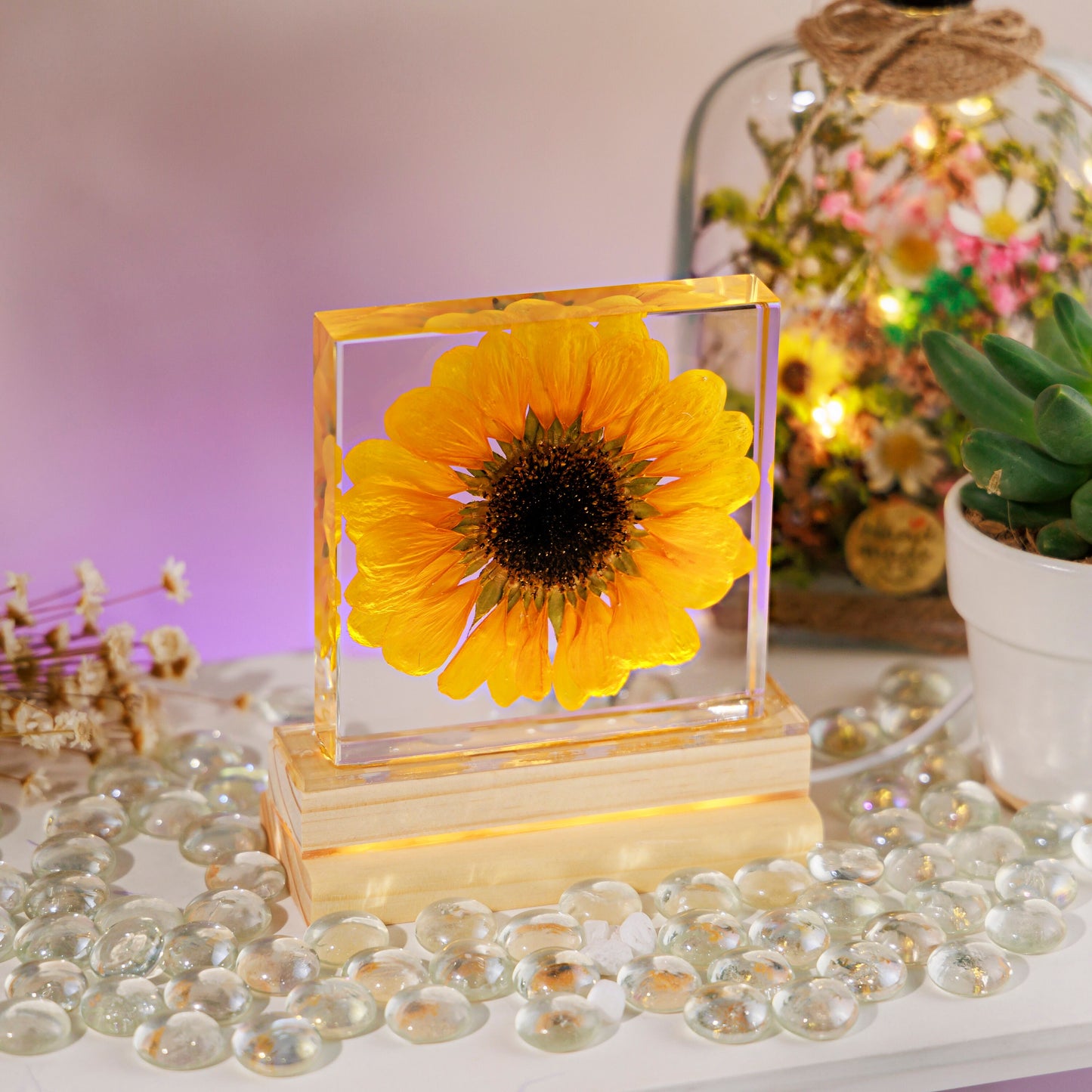 SUNFLOWER- Handmade Lamp
