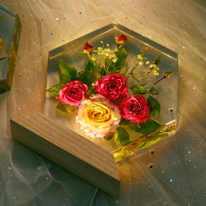 ROSE FLOWERS V2 - Handmade Lamp