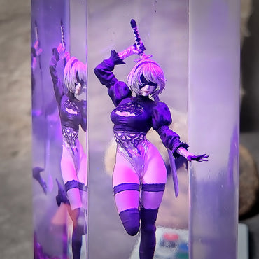 2B Nier Automata resin lamp