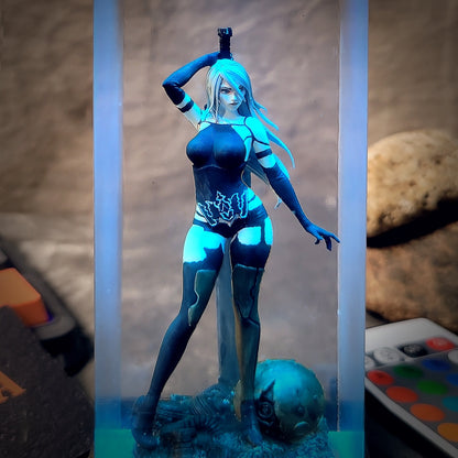 A2 Nier Automata resin lamp