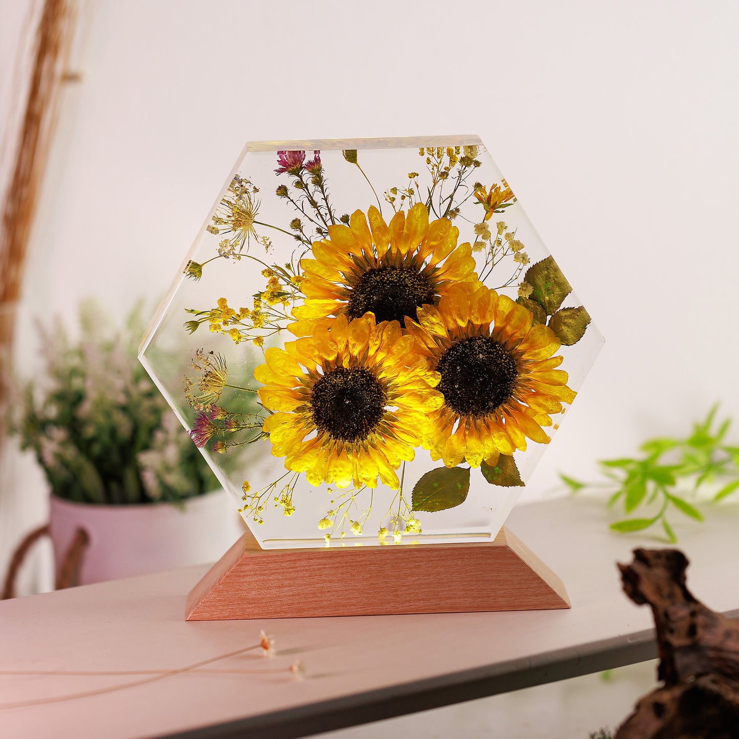 SUNFLOWERS v2 - Handmade Lamp