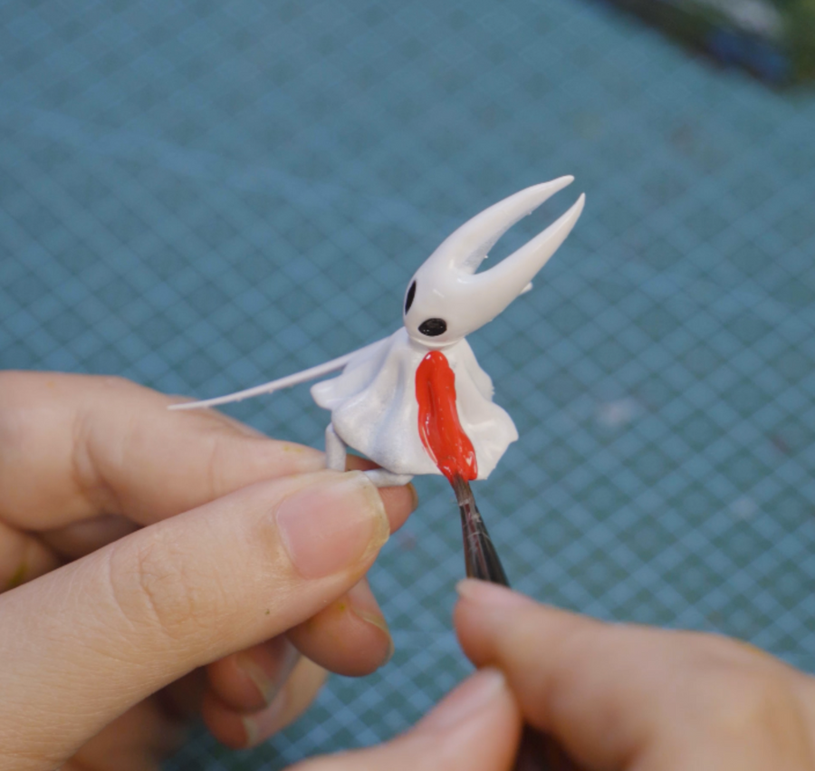 Hand Painting the Model