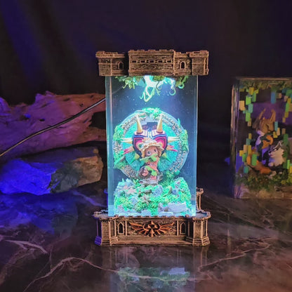 The Legend of Zelda Majora's Mask Epoxy Resin Lamp