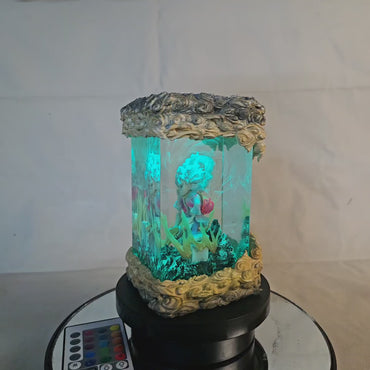 one piece epoxy resin lamp