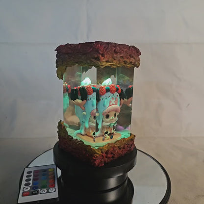 one piece epoxy resin lamp