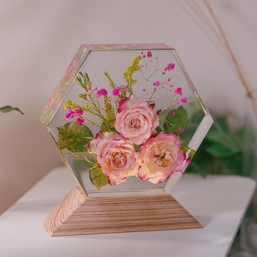 ROSE FLOWERS - Handmade Lamp