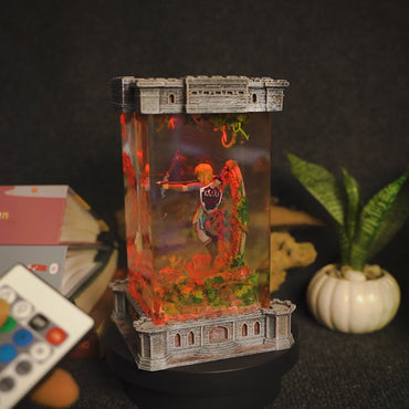 Legend of Zelda Link Epoxy Resin Lamp