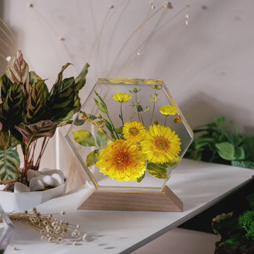 SUNFLOWERS V3 - Handmade Lamp