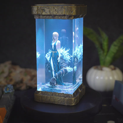 Elden Ring - Queen Marika the Eternal Handmade Epoxy Lamp