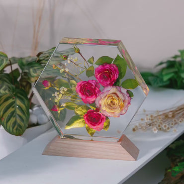 ROSE FLOWERS V2 - Handmade Lamp