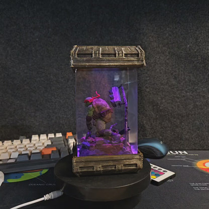 Teenage Mutant Ninja Turtles Epoxy Resin Lamp