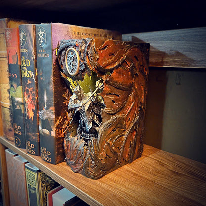 LOTR Book Nook – Handmade Diorama ( Sauron )